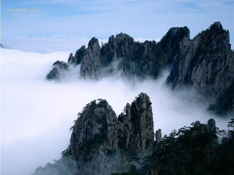 云山雾海神仙境