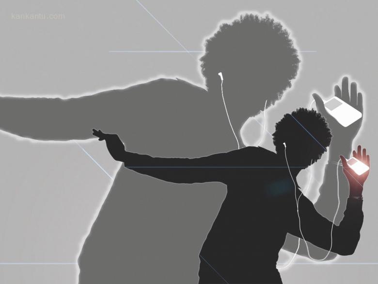 iPod动感人物广告