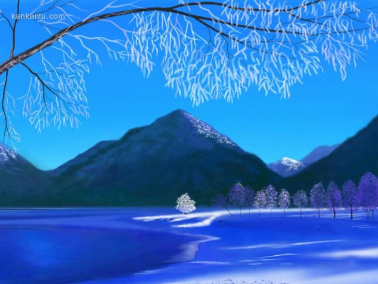 水彩手绘风景