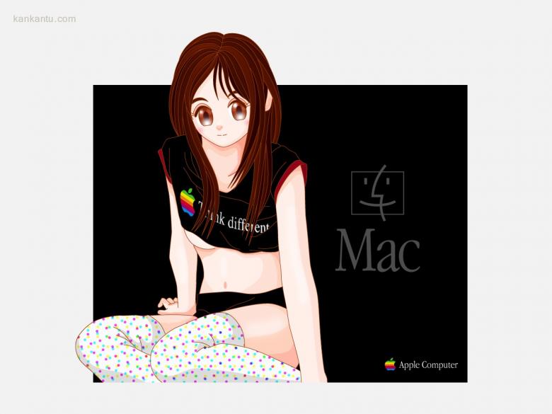 宽屏MAC女孩