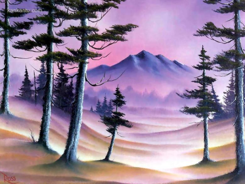 手绘风景