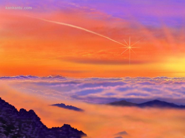 手绘风景