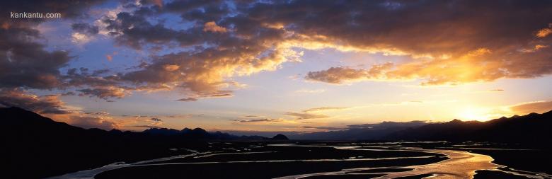 2366×768夕阳美景