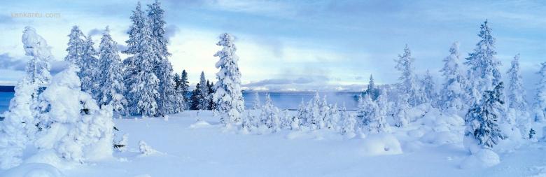 2366×768雪山美景