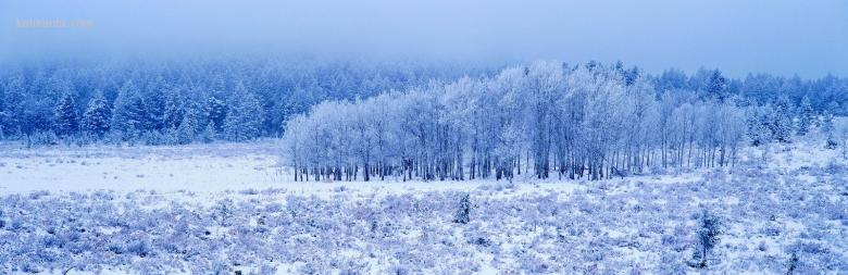 2366×768雪山美景