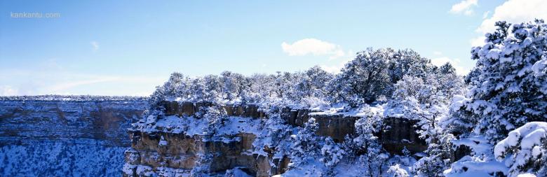 2366×768雪山美景