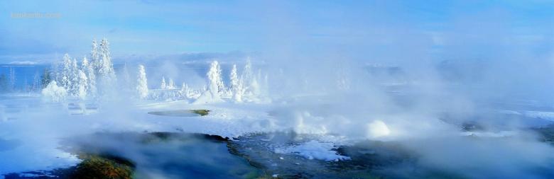 2366×768雪山美景