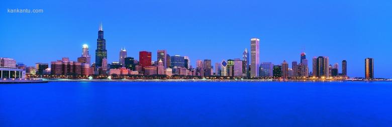 超宽屏城市夜景
