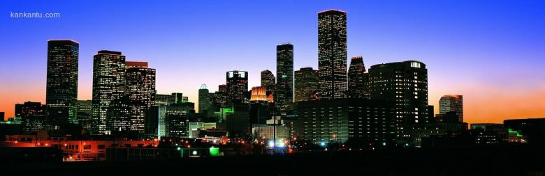 超宽屏城市夜景