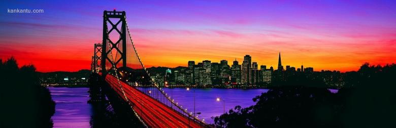 超宽屏城市夜景