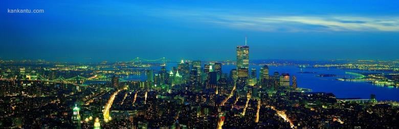 超宽屏城市夜景