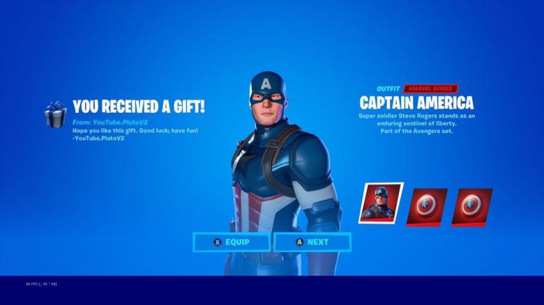 美国队长Fortnite壁纸