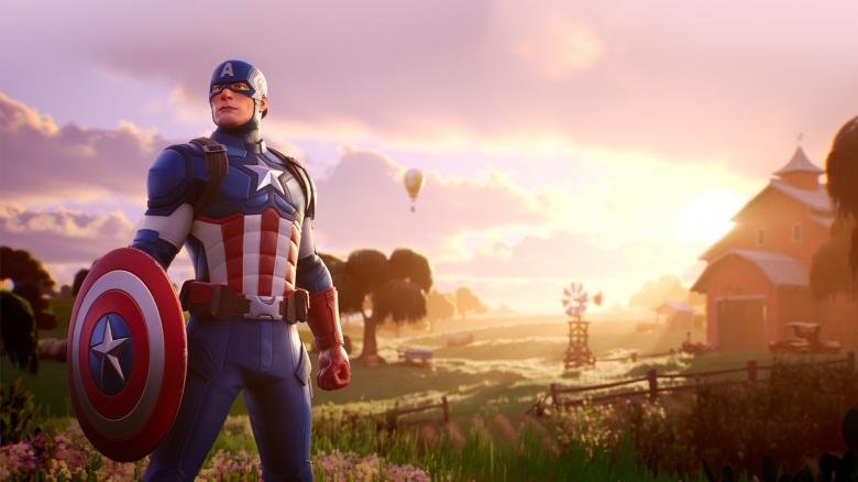 美国队长Fortnite壁纸