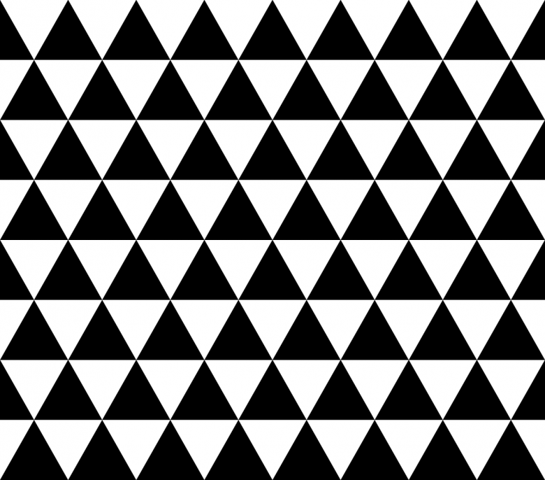 黑白三角